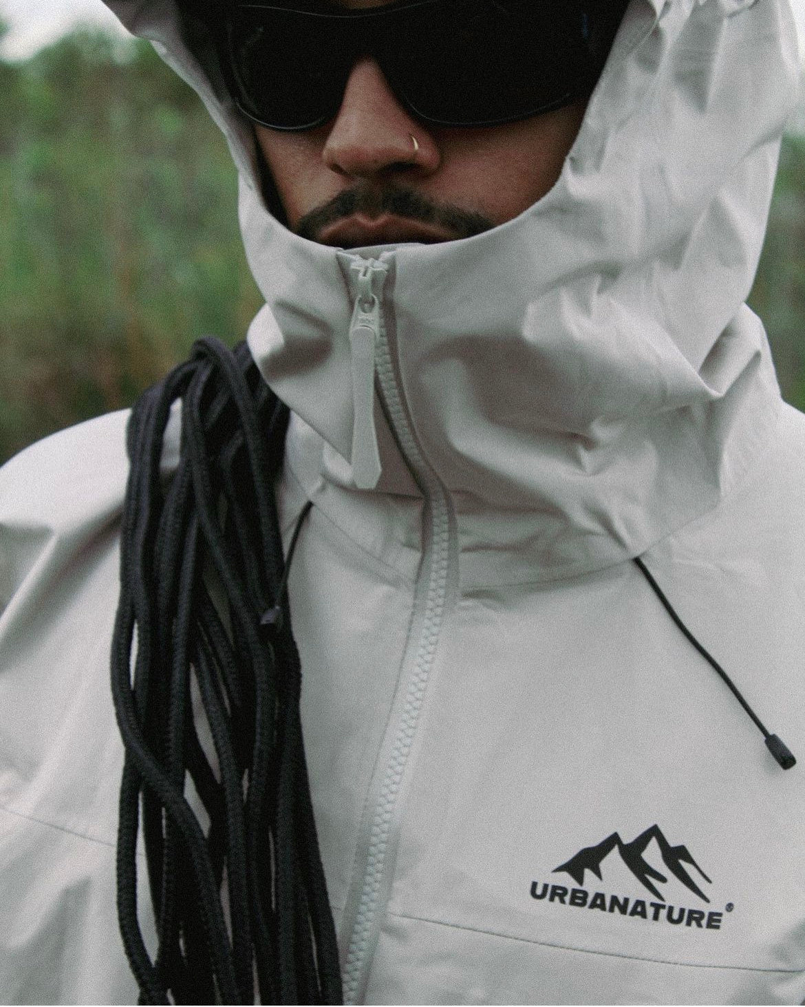 Rain Jacket V1- Bone White