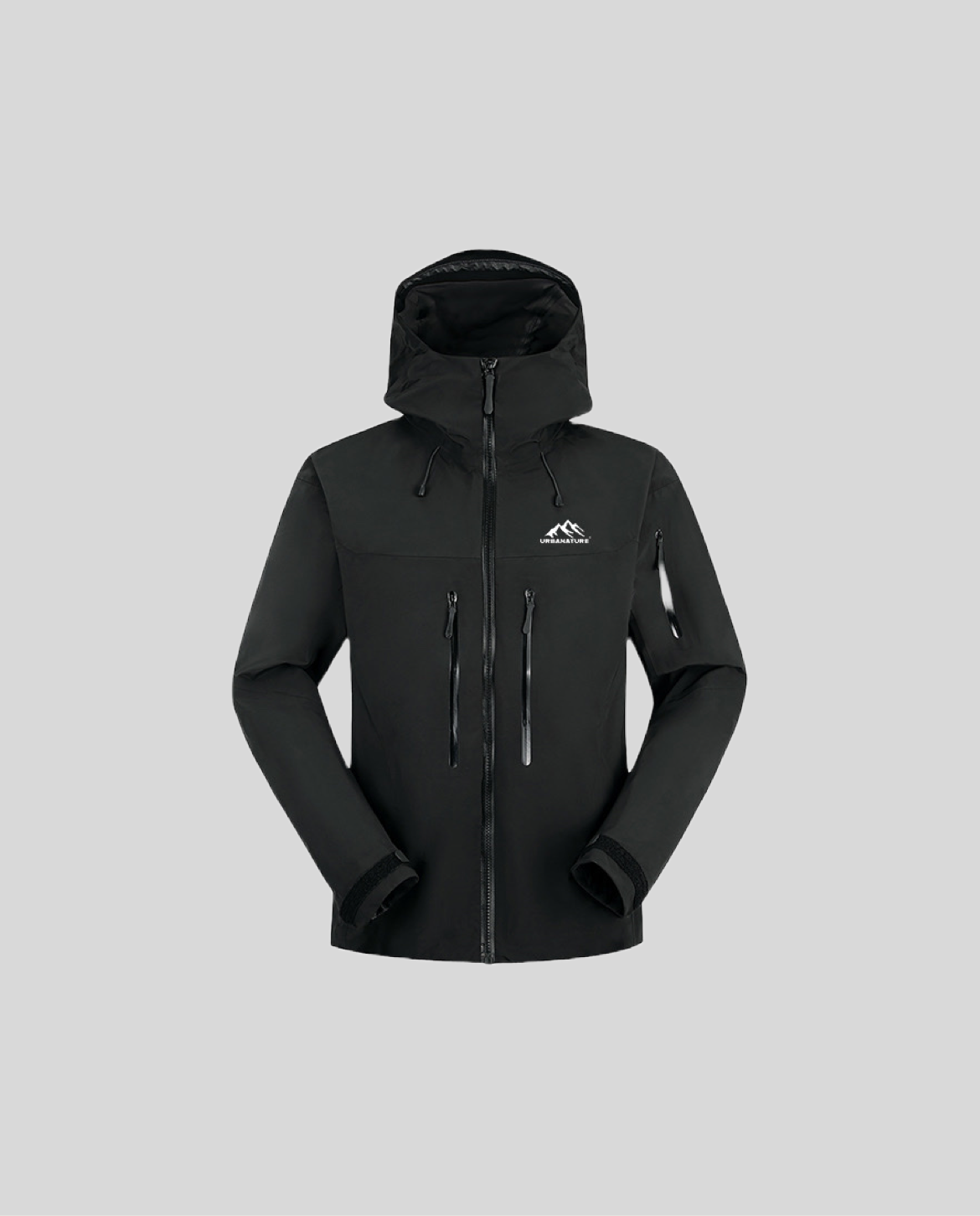 Rain Jacket V1- Black Rock